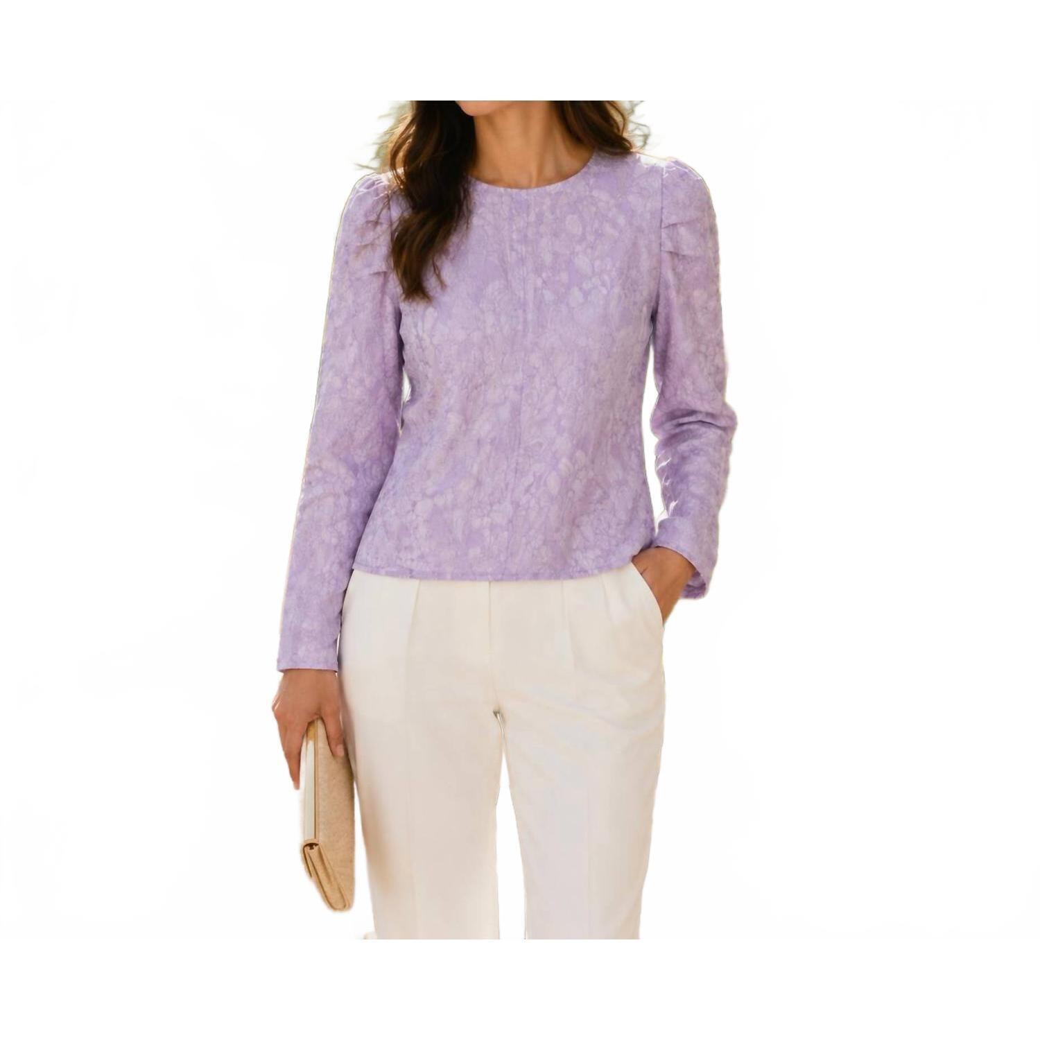New Marie Oliver Ingrid Top In Orchid Petal